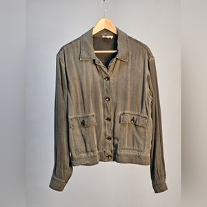 Splendid Lightweight Jacket Small Charcoal Gray